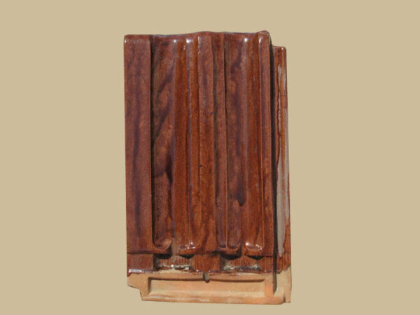 Brown Glazed French Roof Tile