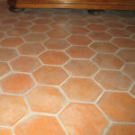 Hexagon Clay Floor Tiles 6×6