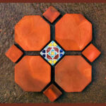 Octagon Terracotta Floor Tiles 8x8x1"