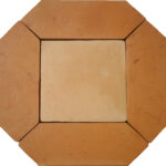 Picket and Square Clay Floor Tiles