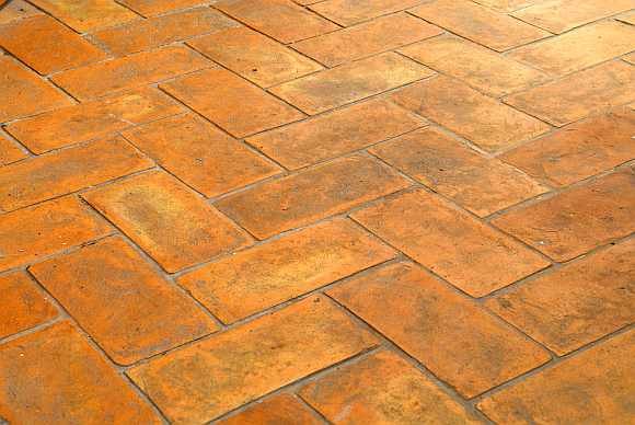Rectangular Clay Floor Tiles