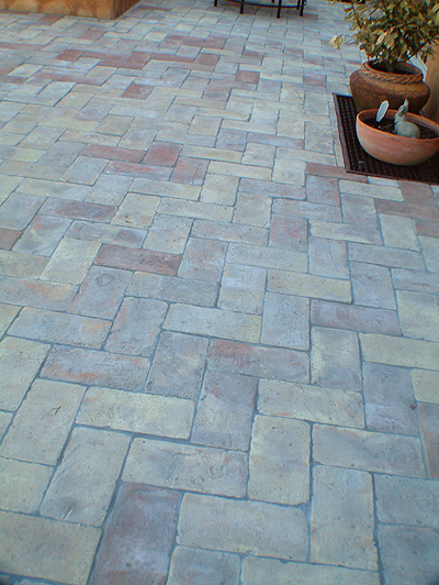 Rectangular Clay Floor Tiles