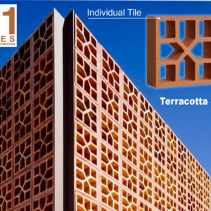 Red Clay Jali Screen Bricks