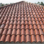 Spanish Glazed Roof Tile 11"