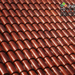 Spanish Glazed Roof Tile 9"