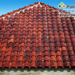 Spanish Glazed Roof Tile 9"