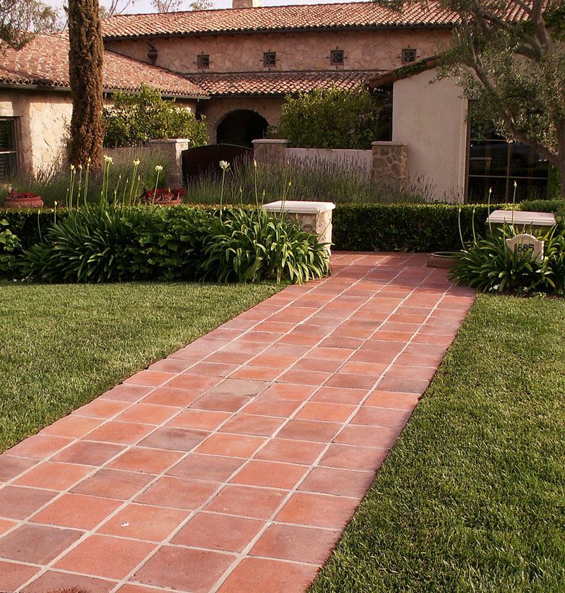 Square Clay Floor Tile 12x12x1"