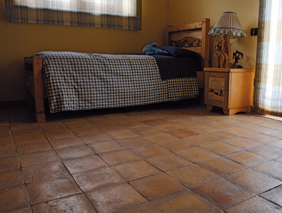 Square Clay Floor Tile 12x12x1"