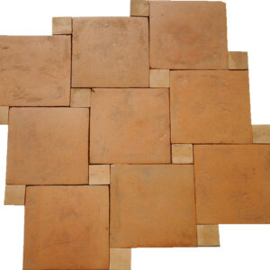 Square Clay Floor Tile 12x12x1"