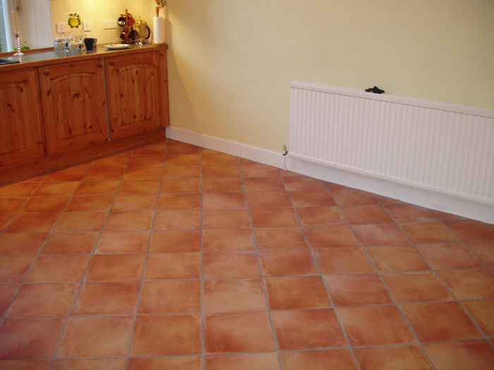 Square Clay Floor Tile 12x12x1"