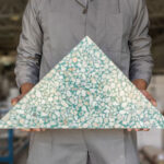 Terrazzo Triangular Floor Tiles