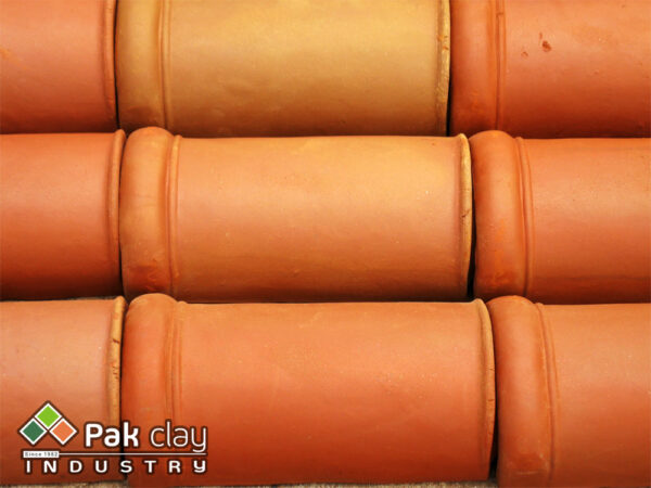 Barrel Mission Clay Roof Tiles 4"