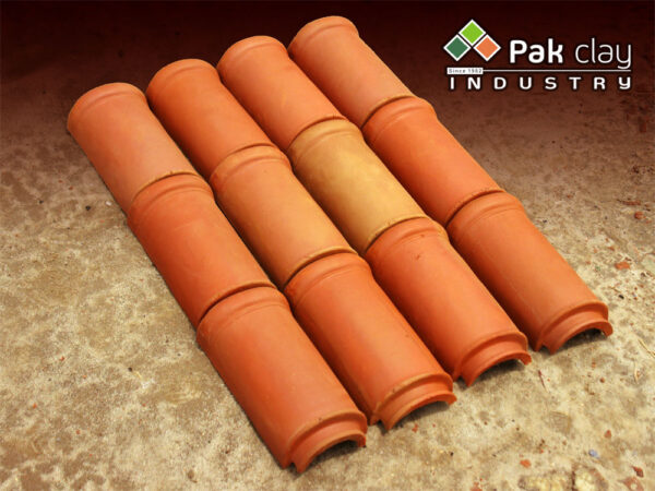 Barrel Mission Clay Roof Tiles 4"
