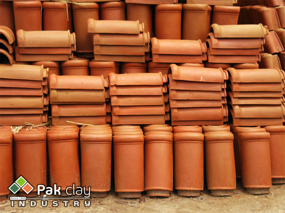 Barrel Mission Clay Roof Tiles 4"