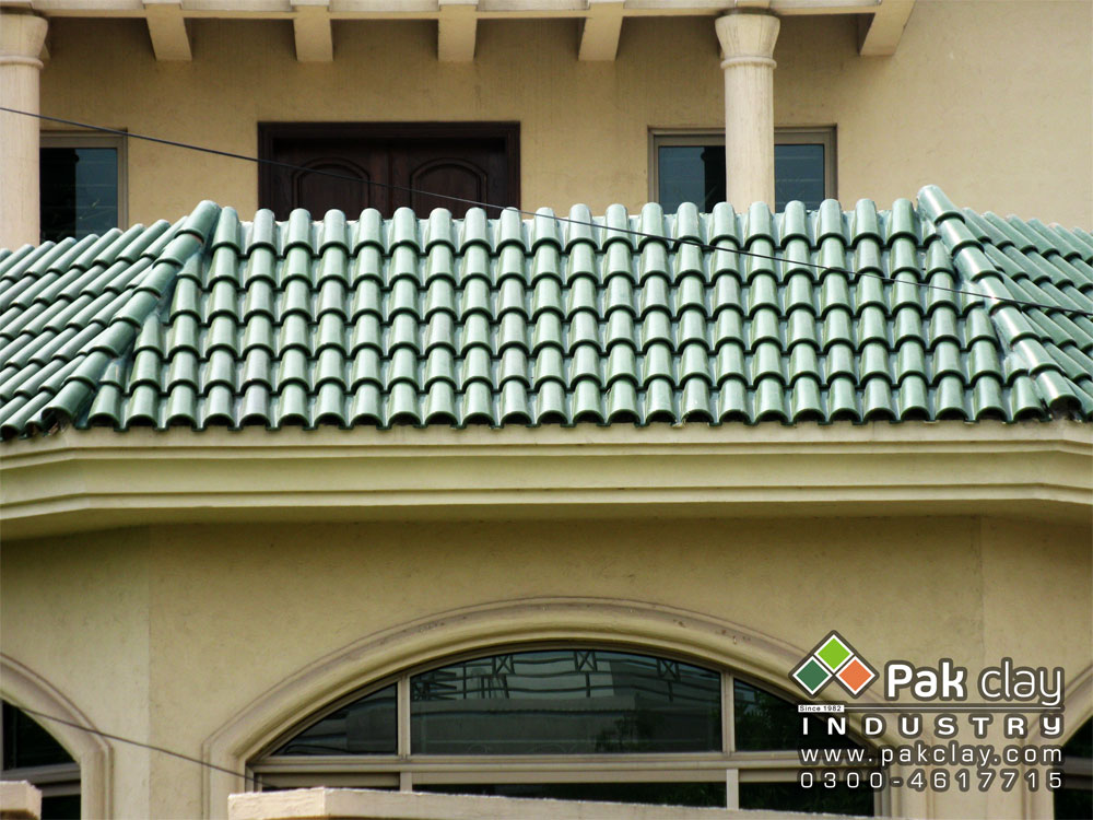Spanish Glazed Roof Tile 11"