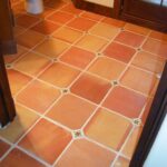 Cut Edge Natural Clay Terracotta Bathroom Floor Tiles Lahore