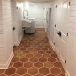 Spanish Handmade Hexagon Terracotta Bathroom Floor Wall Tiles
