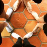 Spanish Natural Handmade Hexagon Terracotta Floor Tiles