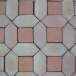 Picket and Square Terracotta Tiles 6x6 inch