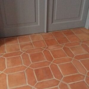 Picket and Square Terracotta Tiles 8x8 inch Pakistan